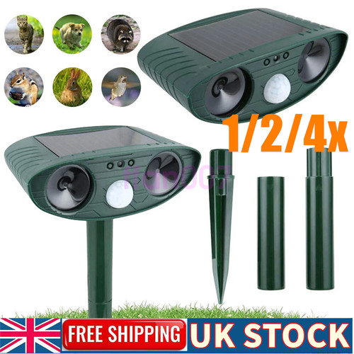 Ultrasonic solar cat dog - 4x,