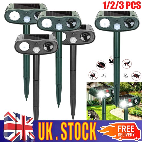 3pc ultrasonic solar cat dog - 3pc,