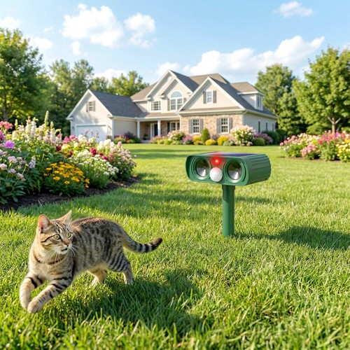 Cat repellent for gardens - cat,