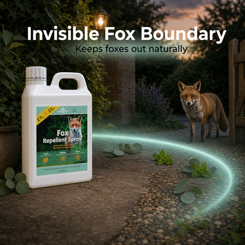 Fox repellent spray stop - fox,