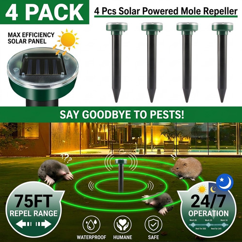 Ultrasonic solar cat - 4x,