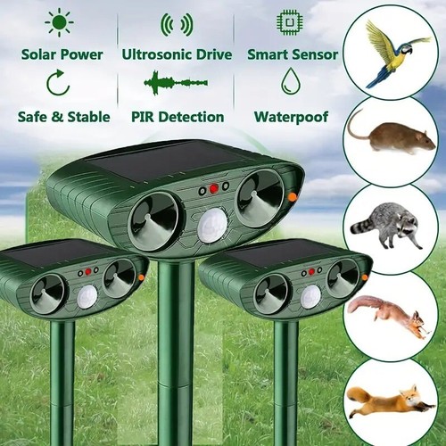 Ultrasonic solar cat dog - ultrasonic,