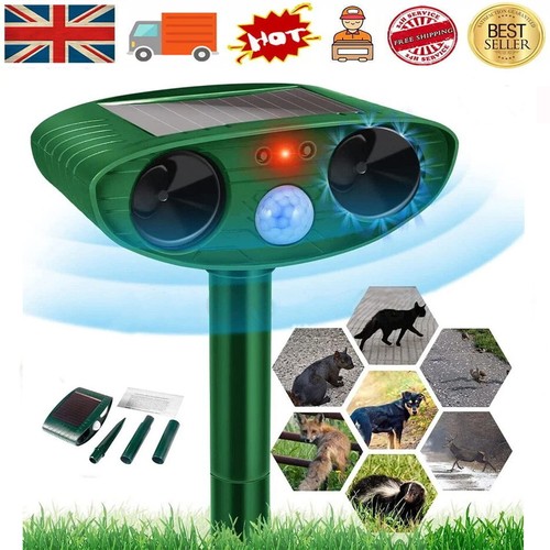 Ultrasonic solar cat dog - ultrasonic,