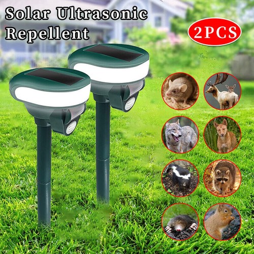 Ultrasonic solar cat dog - ultrasonic,
