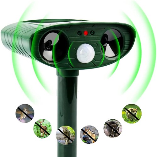 Solar ultrasonic cat repellent - solar,